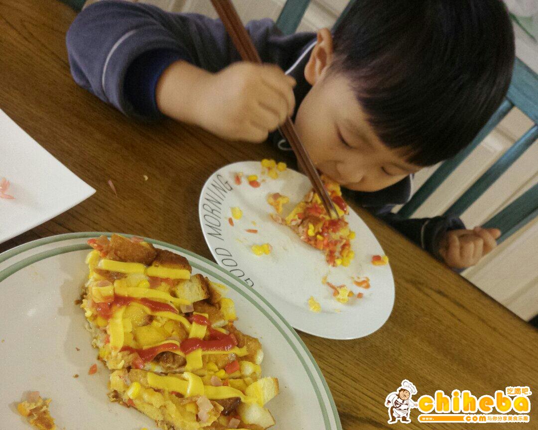 儿童早餐—创意披萨的做法 步骤6